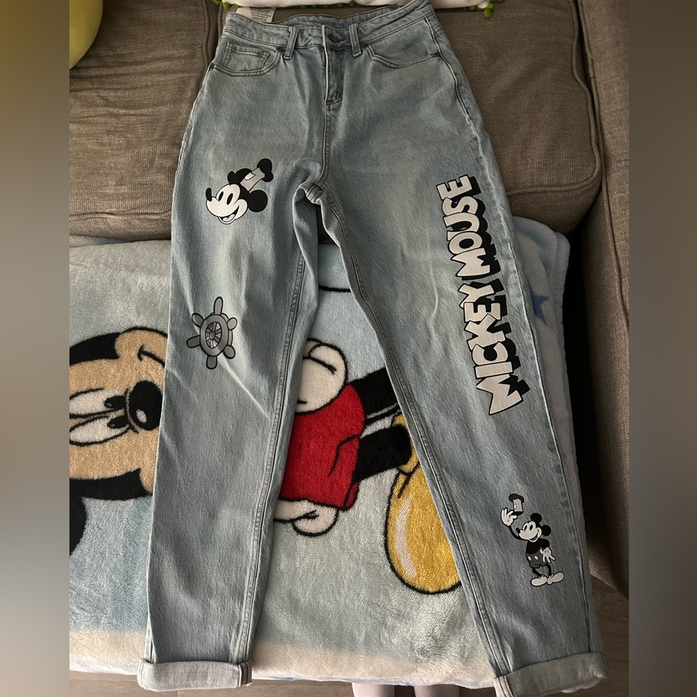 Her universe steamboat Willie Jeans